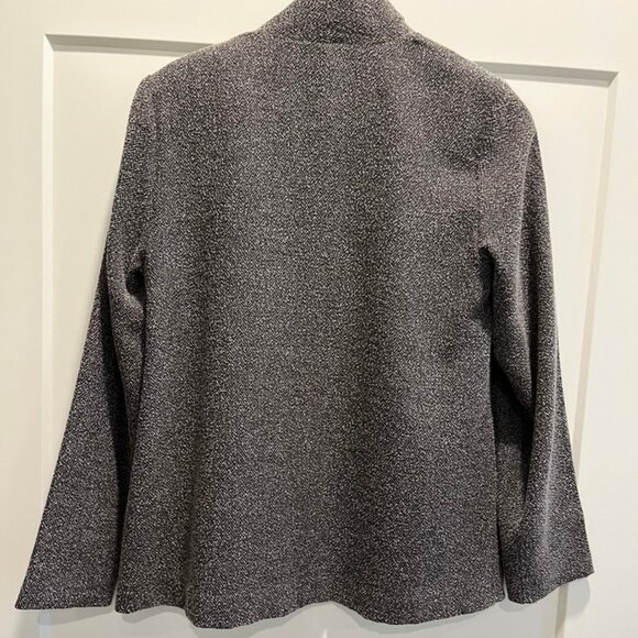 Black Herringbone Swing Jacket by Staples, M - Picture 5 of 16